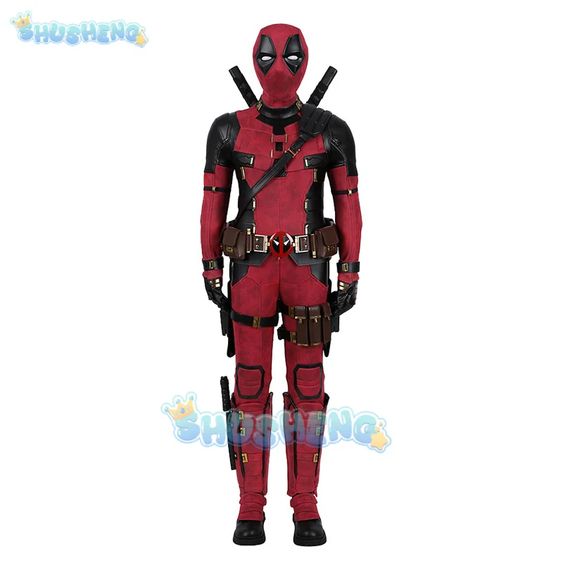 데드 코스프레 풀 Cosutme 웨이드 윈스턴 윌슨 코스프레 의상 어린이 에디션 영화 안티 히어로 슈트 할로윈