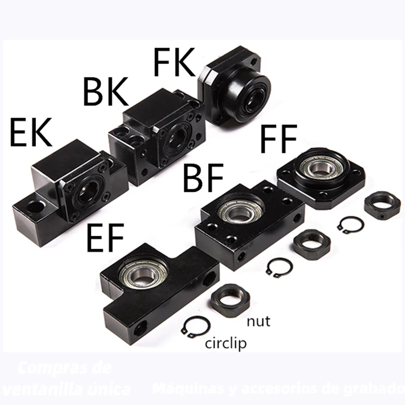 Imagem -05 - Porca de Metal Ballscrew Sfu1604 Sfu1605 Rm1605 Sfu1610 Sfe1616 Dfu1605 Chumbo mm mm 10 mm 16 mm 1001150 mm c7 End Usinado Cnc Parte