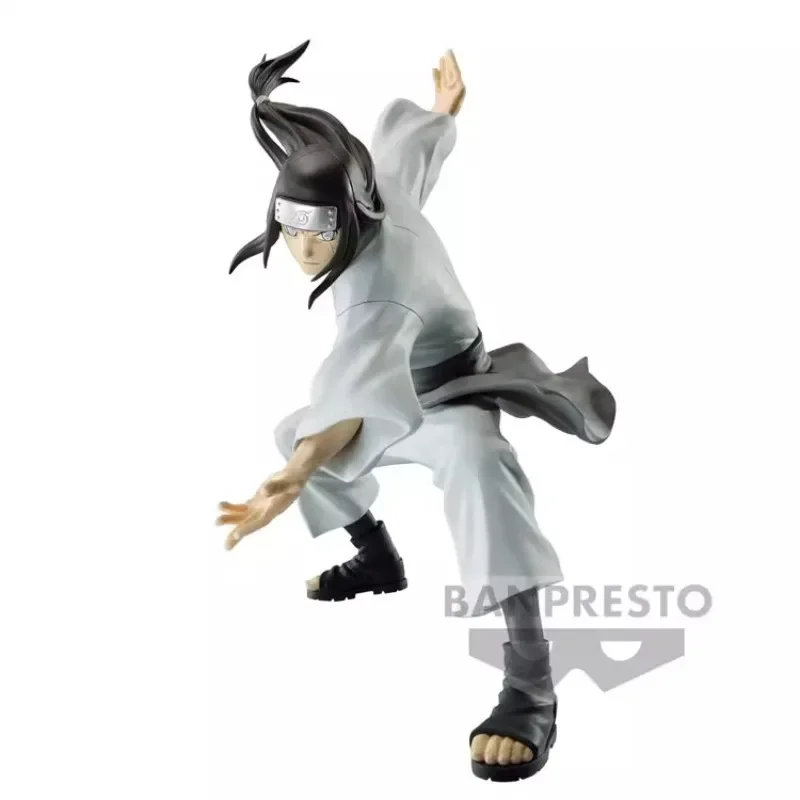 Genuine Bandai Banpresto NARUTO Anime Figure VIBRATION STARS Hyuga Neji Action Toys for Kids Christmas Gift Collectible Model