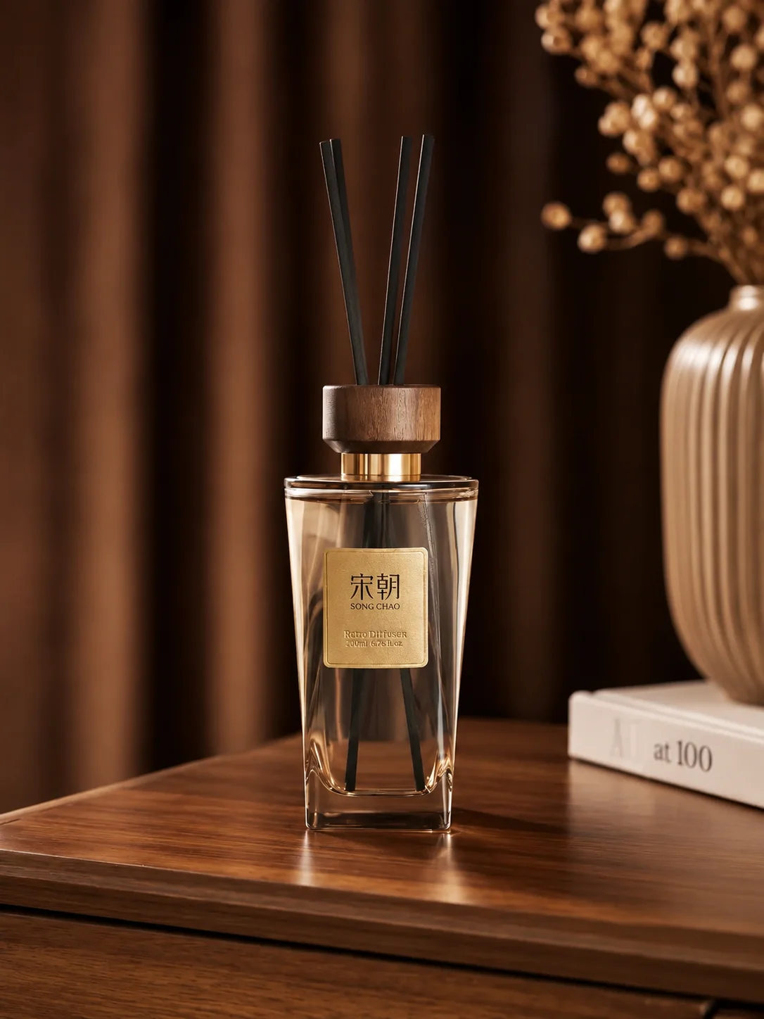 【SongChao】Fang Yuan Reed Diffuser 300ml Long Lasting Home Fragrance Essential Oil for Bedroom Living Room Home Decor Gift