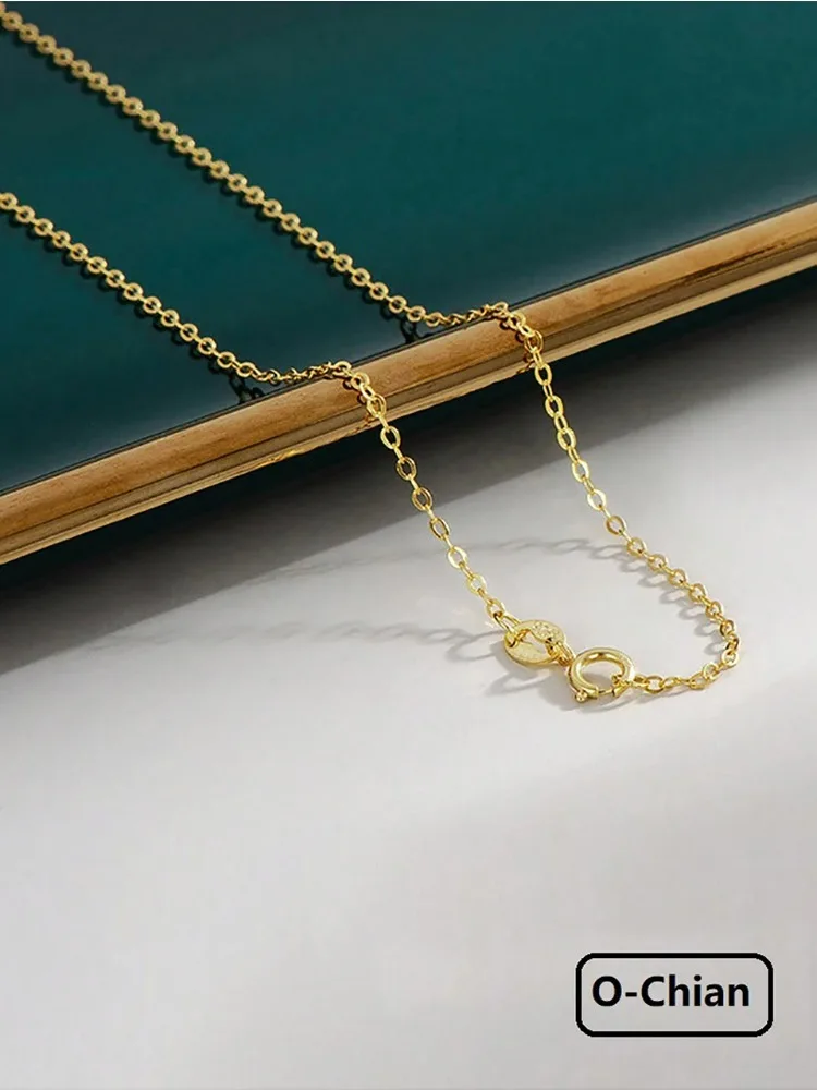 925 Sterling Silber Minimalistische 40cm 45cm Damen Einfache Halskette für Frauen Halskette Geschenke Mode Hochwertige Feine Schmuckstücke – Detail 8