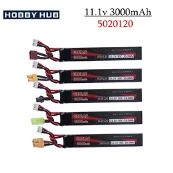 Water Gun Airsoft LiPo Battery 3S 11.1V 3000mAh 5020120 T/Small Tamiya Plug for Airsoft BB Air Pistol Electric Toys Guns Parts