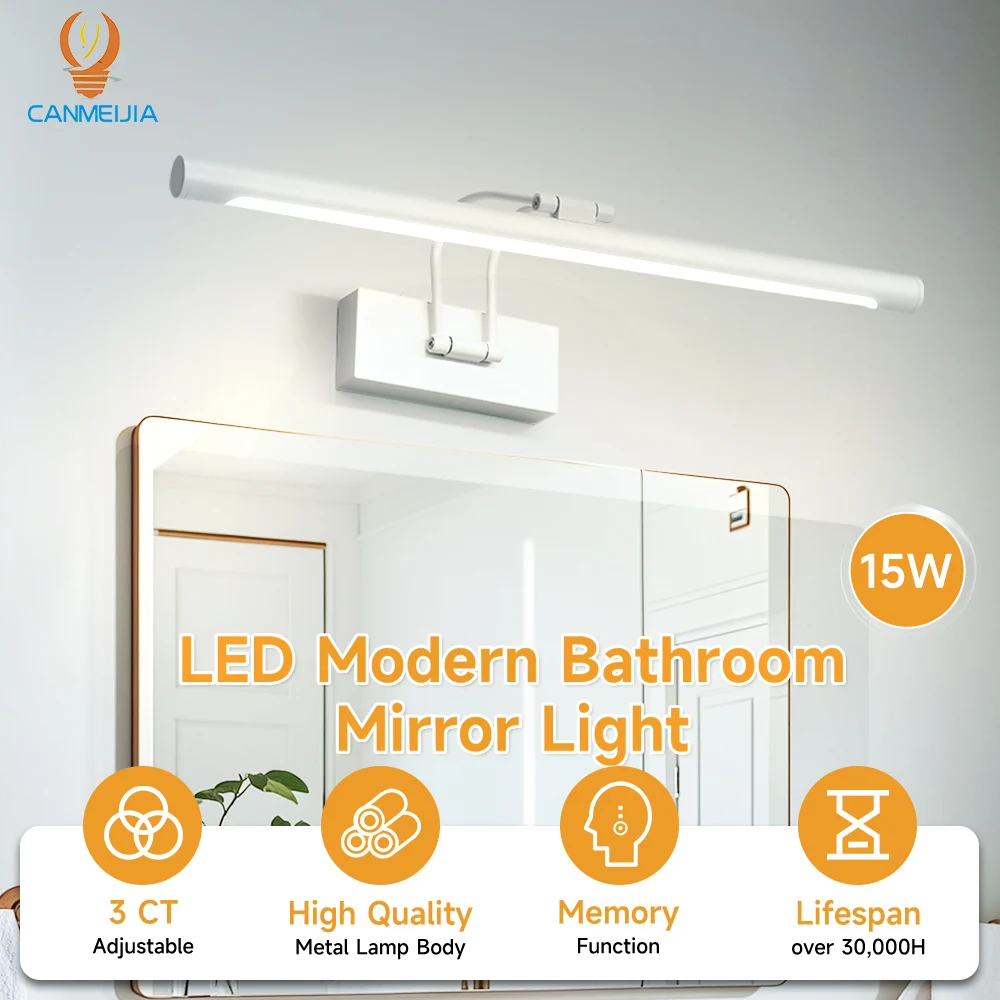 

Wall Lamp Bathroom Mirror Light Led Waterproof For Make-up Modern Home Decoration Indoor Vanity Mirror Lamp Wash Basin Lighting