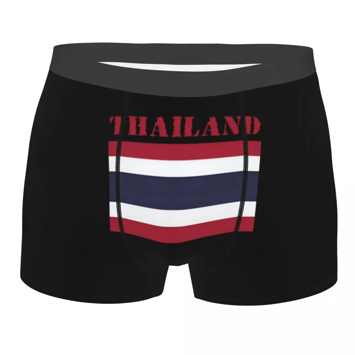 

Custom Thailand Flag Underwear Men Print Boxer Briefs Shorts Panties Breathable Underpants