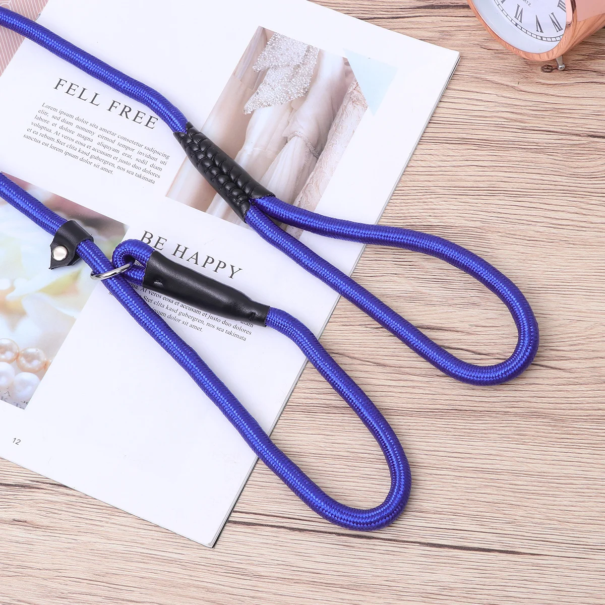 

150Cm Pet Dog Nylon Leash Adjustable Bite Resistant Training Traction Rope Blue Pet Dog Leash Nylon Lead Rope