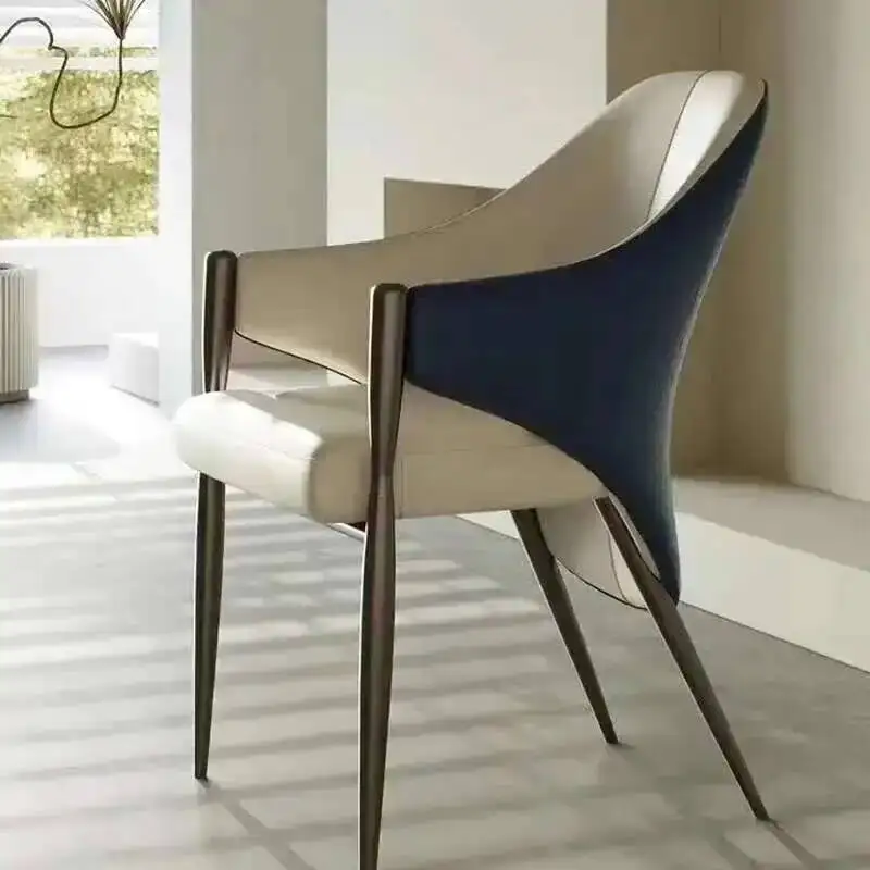 

Lounge Luxury Minimalist Dining Chairs Salon Modern Kitchen Ergonomic Chairs Restaurant Hotel Sillas De Comedor Home Furniture