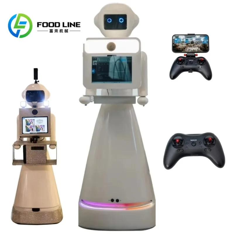 2026 Trend Roamer Photo Booth Robot Wireless Automatic Rotating Selfie Machine Event Marketing Equipment Kit Customized