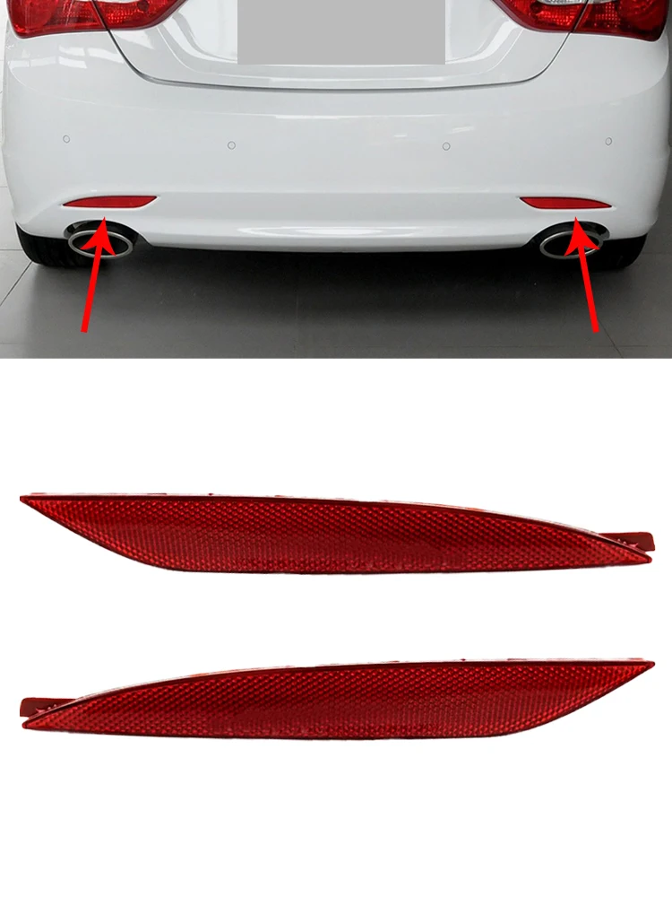 For Hyundai Sonata 8th 2011 2012 2013 2014 Rear Bumper Reflector Brake Light Parking Lamp