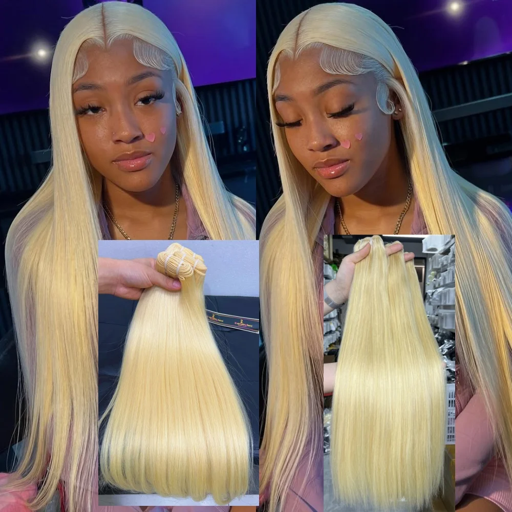 

15A Супер двойные нарисованные девственные 613, прямые пучки, плетение необработанных вьетнамских волос, пучки человеческих волос, плетение на всю голову