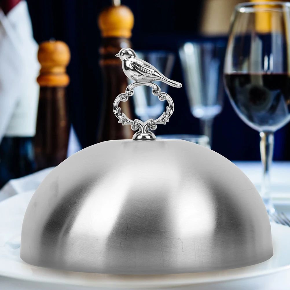 

Крышка для стейка из нержавеющей стали, 24 см, серебряная птица, жемчуг, жирозащитный щиток, защита от брызг еды, домашнее использование, практичный, легкий