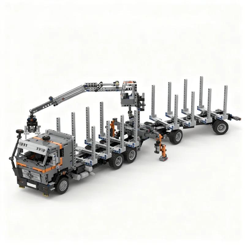 Kids Education Login - 2077pcs MOC Mercedes Benz NG Logging