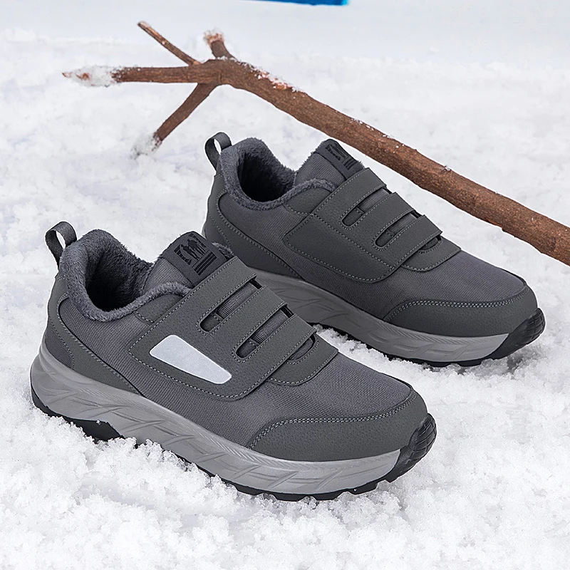 YRZL 2025 New Men's Winter Boots Thermal Waterproof Anti Slip Snow Boots Men Outdoor Warm Comfortable Non Slip Outdoor Shoes
