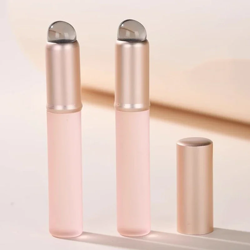 Silicone Round Head Soft Lip Brush Pro Lipstick Application Smudge Brush Girls Women Cosmetic Tools Make Up Brushes