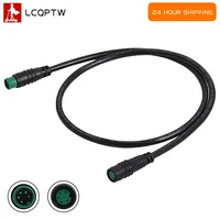 5Pin Male To Female M/F Extension Cable Waterproof Mid Motor Extension Cable for Bafang Display Extension Cables Electric Bike