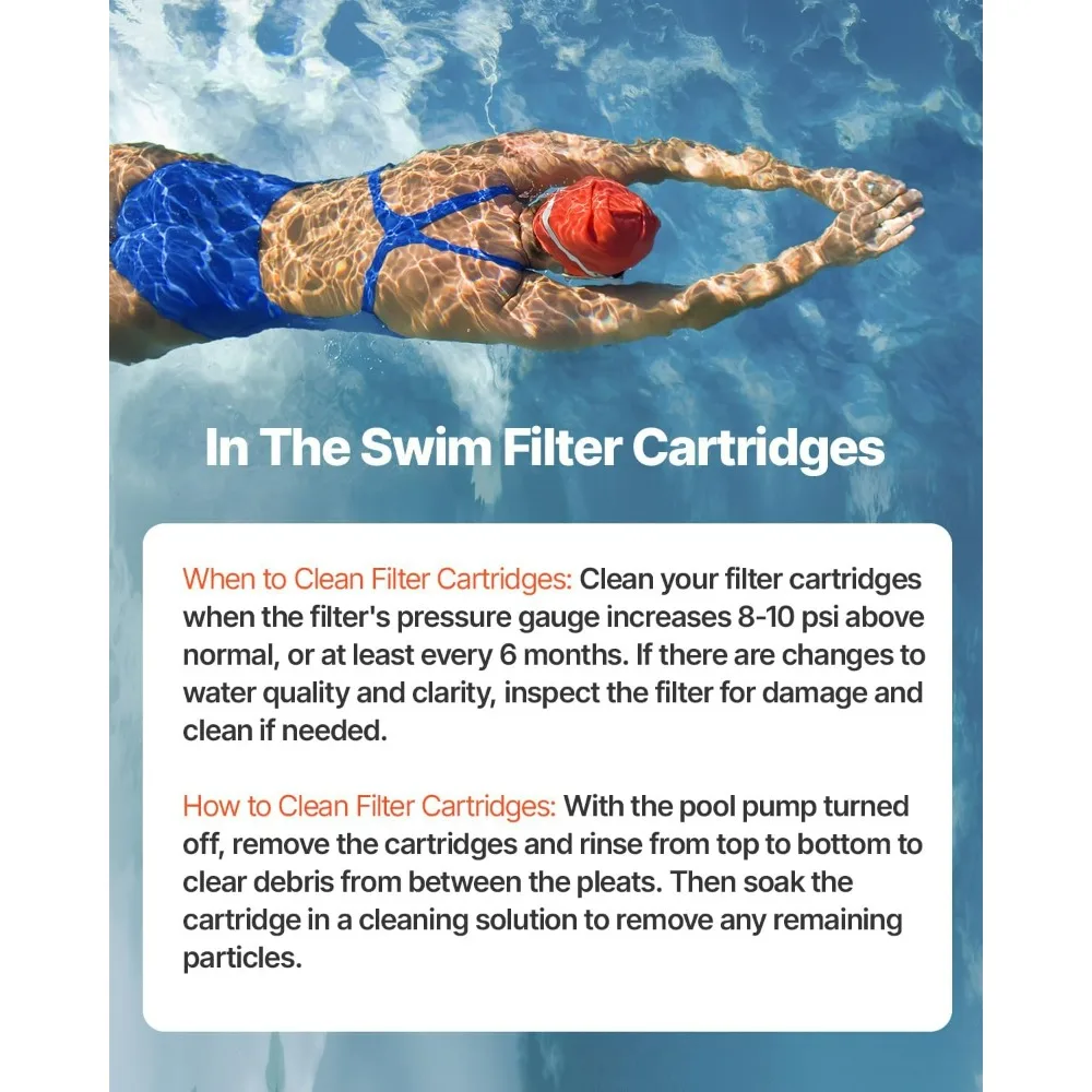 فلتر حوض السباحة متوافق مع Pentair CCP520، R173578، PCC130، Ultral-A7، Unicel C-7472، Filbur FC-1978، FC-6475