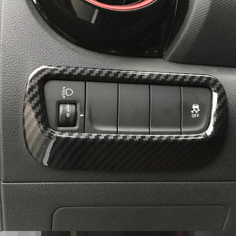 For Hyundai Kona 2018 2019 2020 Accessories LHD  Window Switch Control Protection Panel  AC Outlet Vent Frame Cover Trim