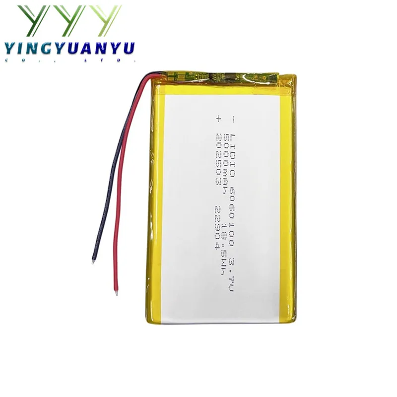 3.7V 5000mAh 6060100 Polymer Lithium Battery For Power Bank Smart Watch Beauty Instrument Bluetooth Audio Rechargeable Batteries