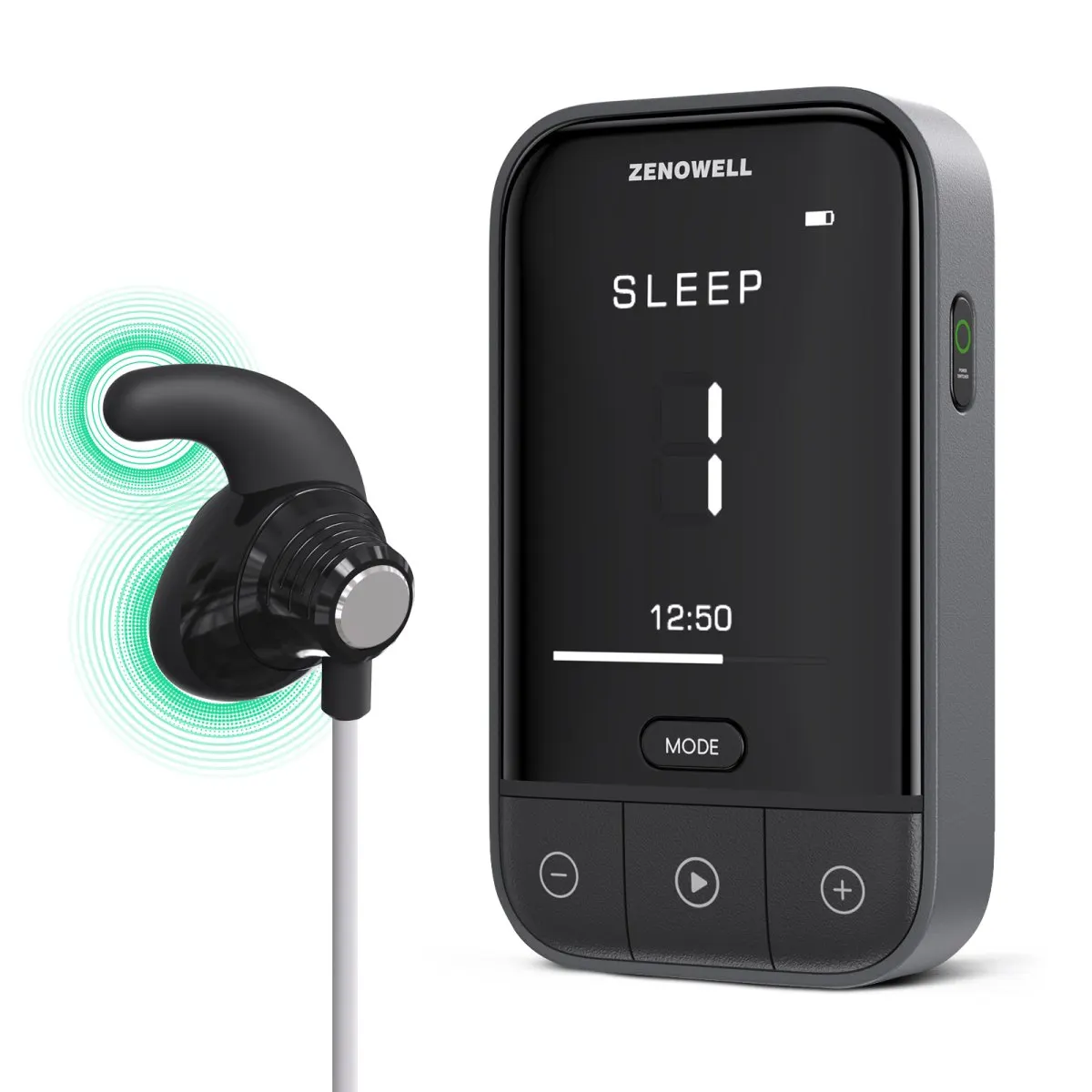

ZENOWELL Vagus Nerve Stimulation Device,Restore Calm,Sleep Better,Stress Relief through Auricular Vagus Nerve Stimulator