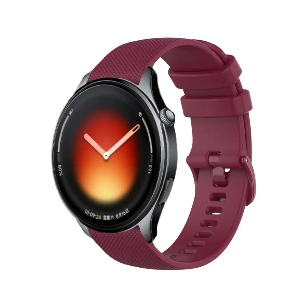 22mm 20mm Silicone Strap For Xiaomi Watch 5/S5 4 3 OnePlus Watch Lite/3/4 Amazfit Balance 3 2 1 Breathable bracelet Accessories