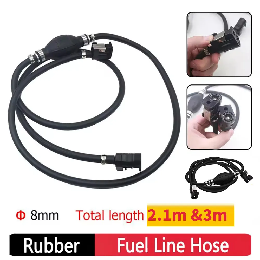 

8mm Boat Fuel Line Assembly Marine Gas Hose for Yamaha Outboard Engine Oil Pipes Diesel Line Pipe for Boat Motor