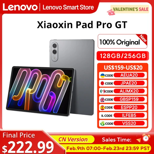 Imagen 1 del producto Nueva tableta Lenovo Xiaoxin Pad Pro GT Snapdragon 8 Gen 3 versión CN Original 11,1 ''3,2 K LCD 144Hz pantalla 8860mAh Android Pad PC