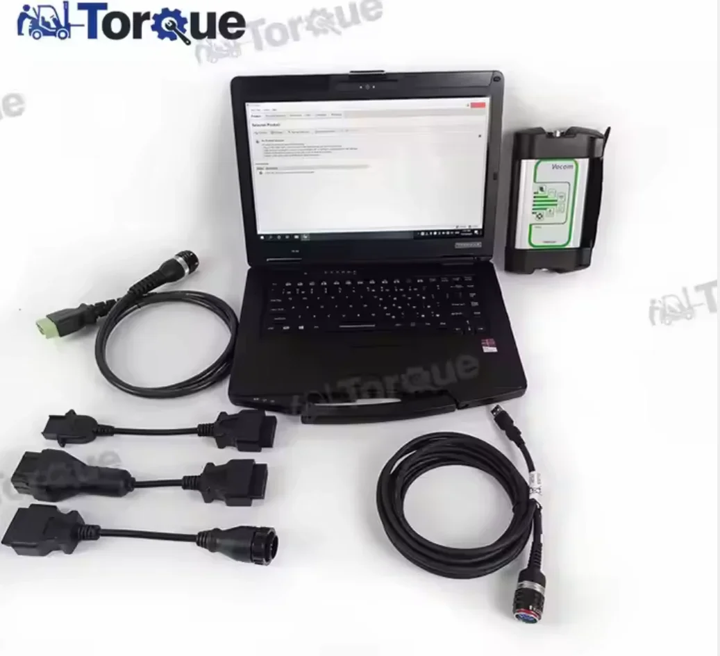 Laptop/Tableta CF54 para Vocom Tech Tool, Herramienta para Camiones, Excavadoras, Autobuses Euro6, Herramienta para Renault UD MACK 88890300, Kit de Diagnóstico