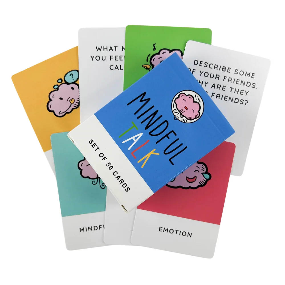 Mindfulness Talk Card Game The School of Mindfulness Game for Kids Mindful Talk Cards for Children and Parents