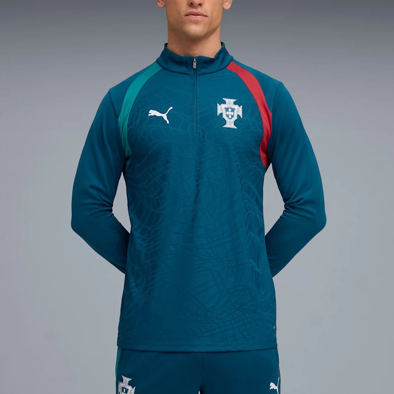 Puma authentic Portuguese quarter zipper casual and comfortable training top 784772-15