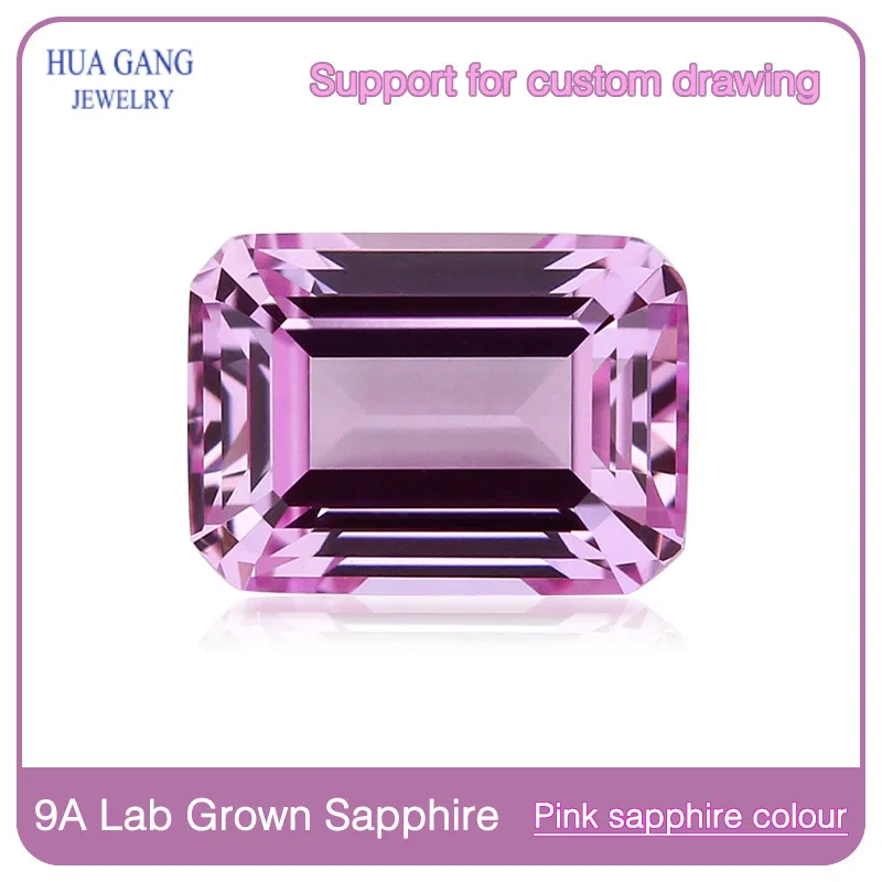 شكل قطع الزمرد زراعة الأحجار الكريمة ألوان متعددة روبي الياقوت الزمرد مختبر نمت بواسطة Czochralski أحجار كريمة مفكوكة #6