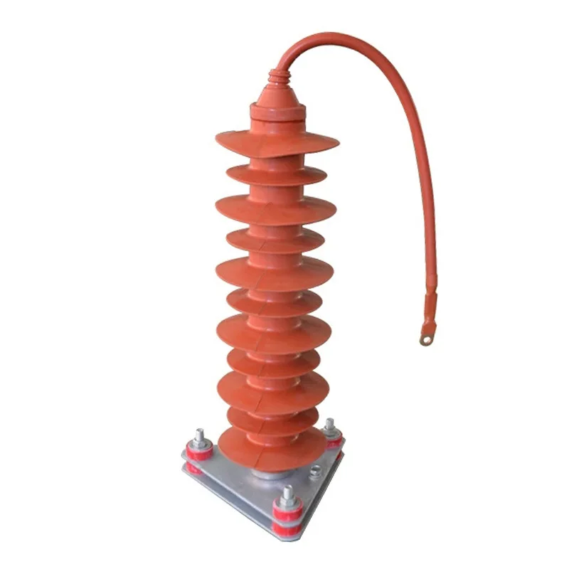 High Voltage Zinc Oxide Lightning Arrester HY5WZ-51-134Q Cable Type 35kV