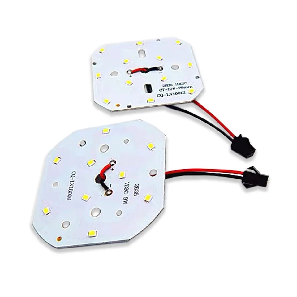 LED Ceiling Lamp Renovation Light Board 3W 5W 7W 9W 12W With Wire LED 2835 Light Bead Track Spotlight Light Source Board