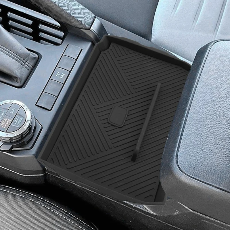 Super Sale Center Console Cup Holder Inserts Privacy Mat Set for Toyota 4Runner 2025 2026 Hidden Storage Organizer Accessories