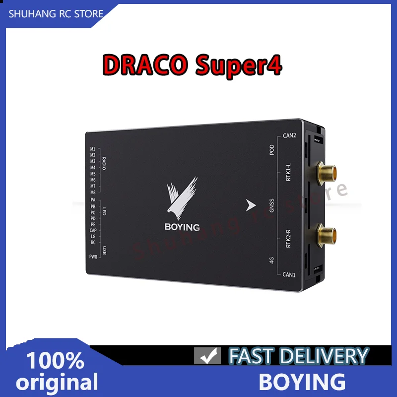 

BOYING DRACO Super4 Industrial Flight Control Support Battery Voltage 12-28S Power Consumption Less Than-5w for Various RC Drone