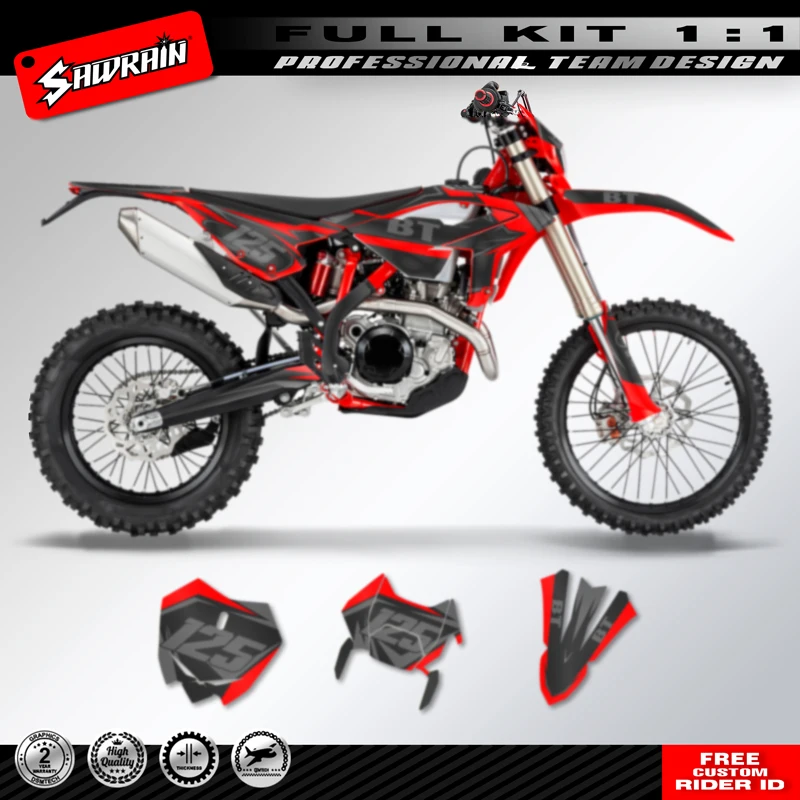 

Sawrain Motorcycle Sticker Custom Team Graphics Backgrounds Decals Stickers Kit For Beta RR ENDURO 2023 2024 2025 002
