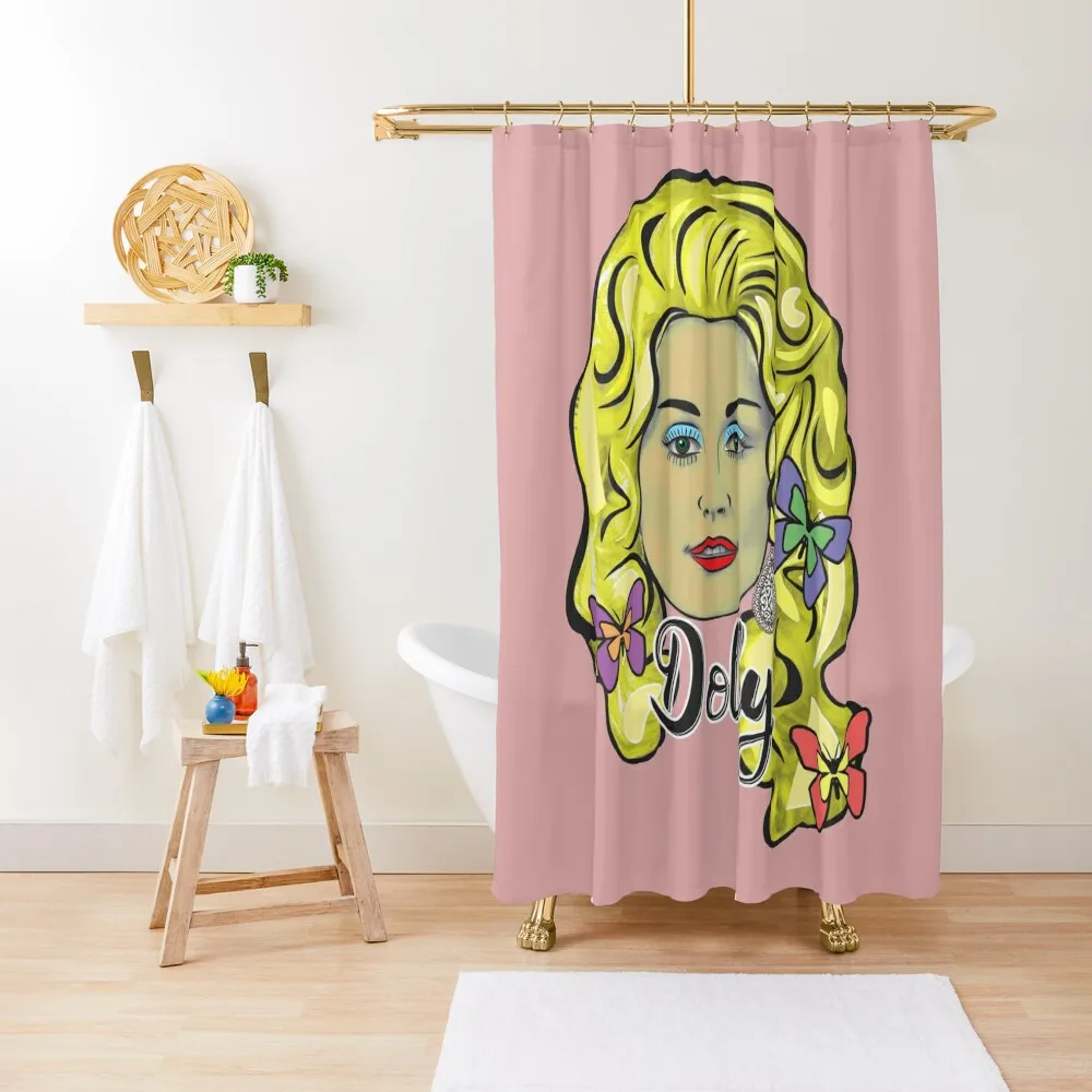 

Dolly Parton ButterfliesShower Curtain Curtains In The Bathroom Bathroom Shower Curtain