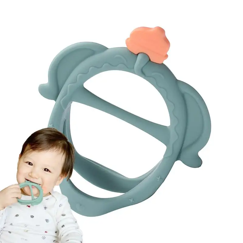 Toddler Teether Toys Kid Teether Toys For Chewing Elastic Toddler Wrist Hand Teething Toys Soft Silicone Safe Toddler Chew Toys