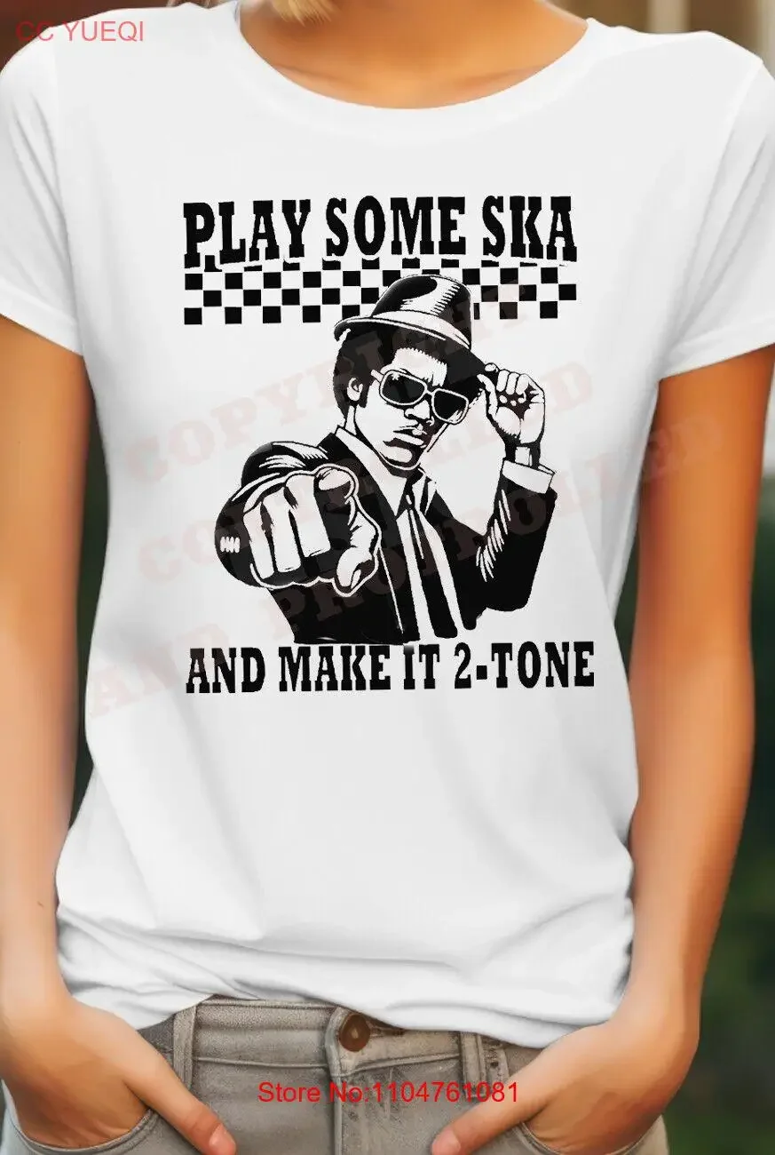 

Ska Ladies T Shirt Classic Design The Specials Madness Selector 2 tone Beat vintage Washed fashion Breathable Unisex homme