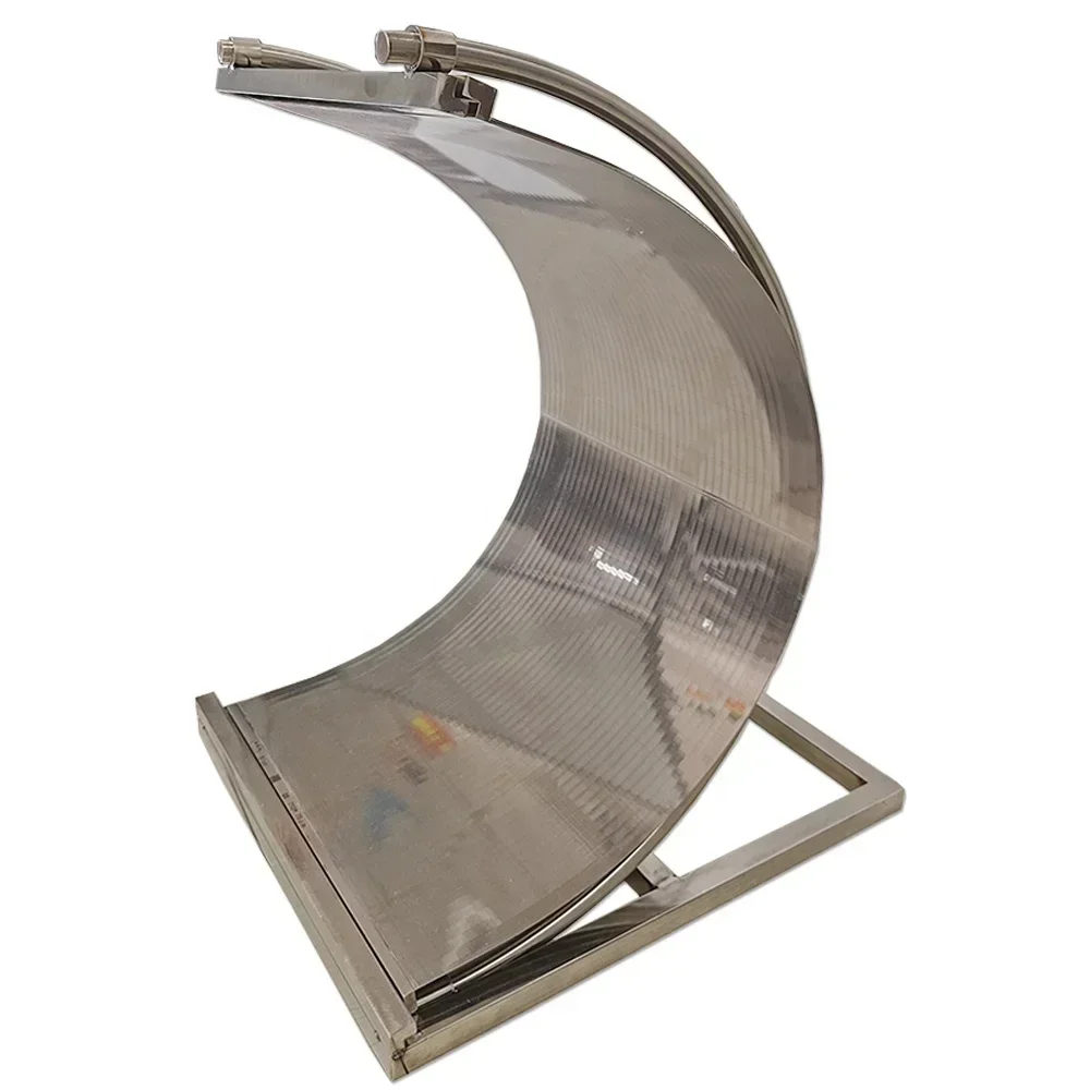 

Эффективное оборудование для переработки кукурузного крахмала: изогнутый сетчатый экран из нержавеющей стали 304/316L. Хит продаж.