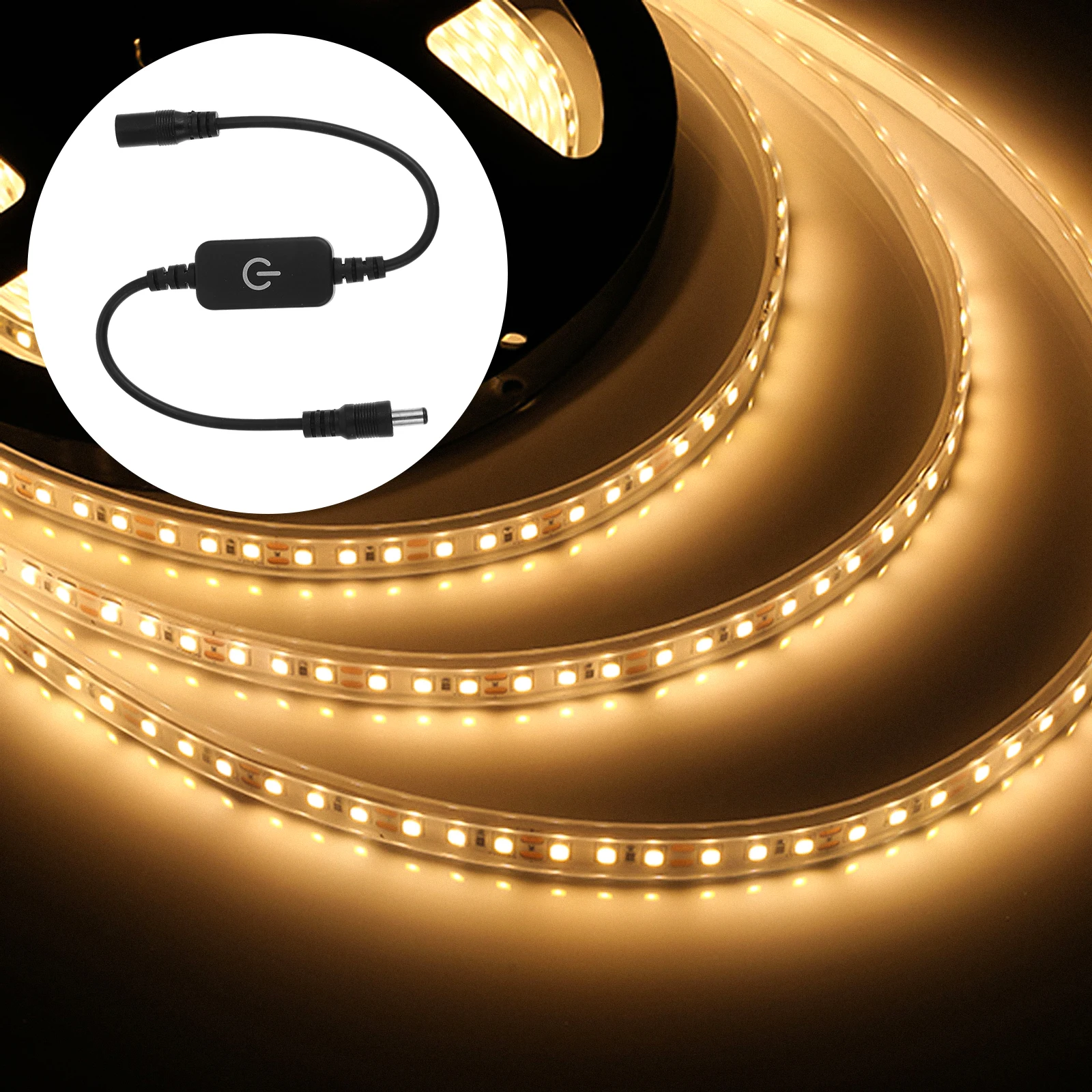

LED Strip Touch 12V DC Adjustable Brightness Flicker Free Switch for Night Lamp