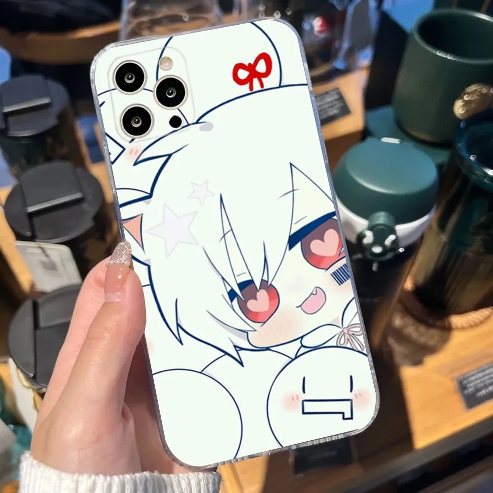 Anime mafumafu Phone Case For iPhone Apple 15,14,13,12,Mini,11,Pro,Max,Plus,X,XR,XS,8,SE,2020,Plus Transparent Cover