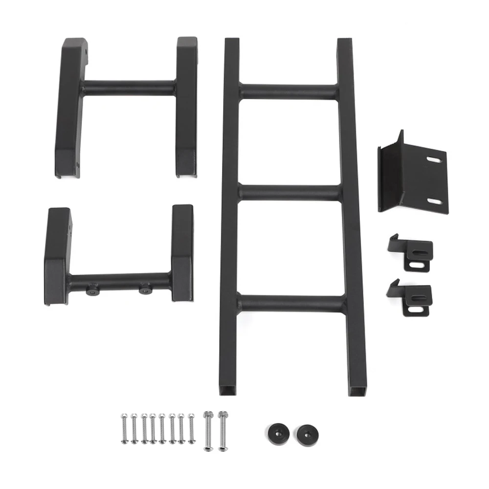New Aluminum Car Rear Tail Door Ladder Climbing Fit For Suzuki Jimny 2019+ BLK