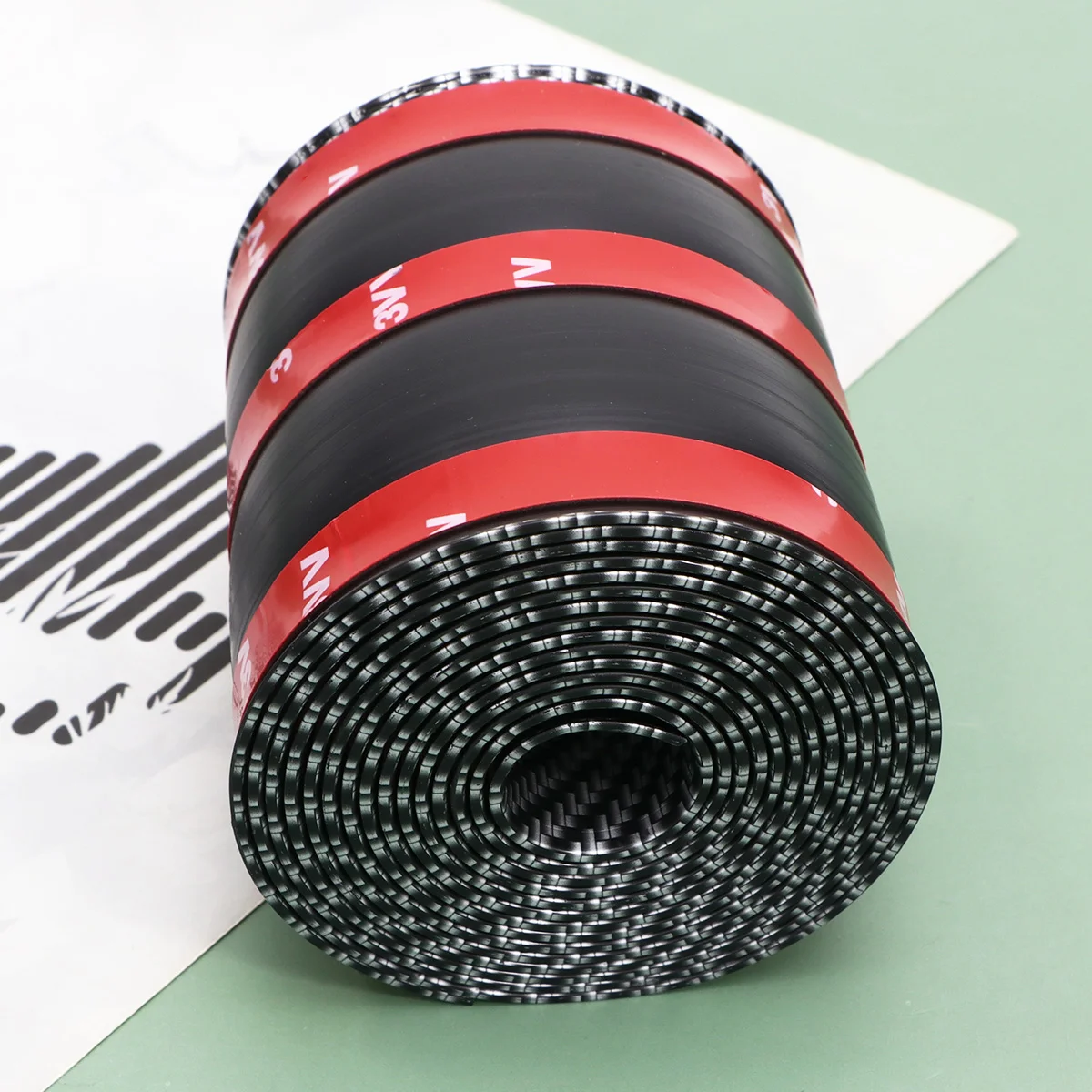 Carbon Fiber Sticker Stickers Auto Styling Pedal Decor Strip Bumper Modeling Refit