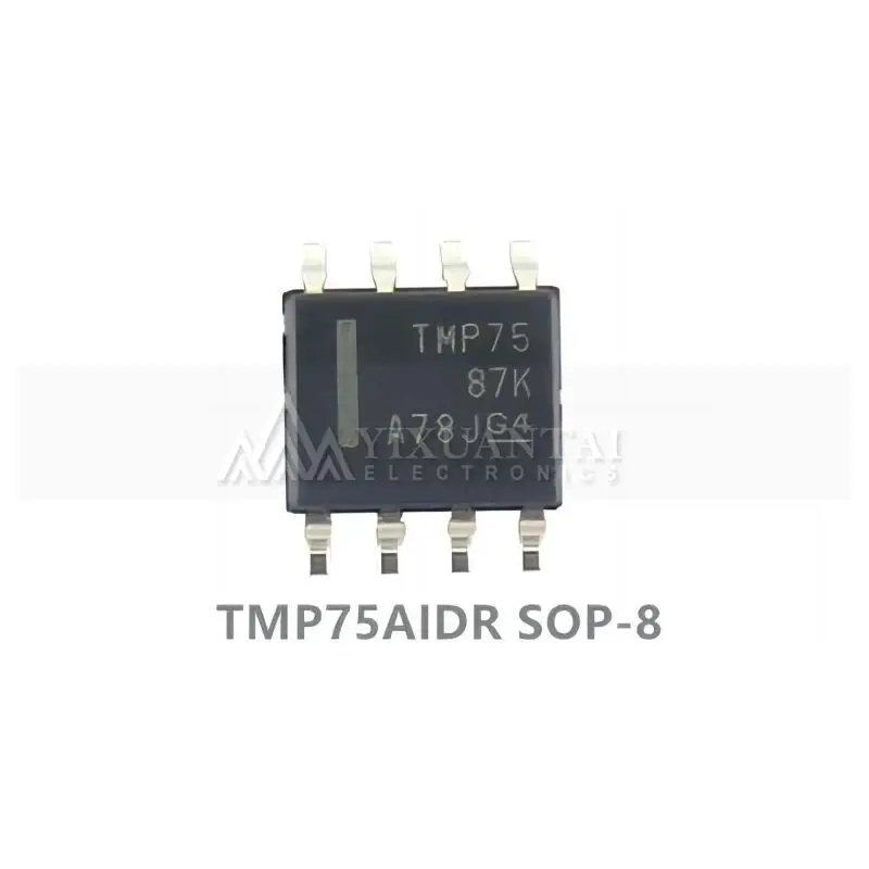 10pcs/Lot  TMP75AIDR  Marking TMP75【Temp Sensor Digital Serial (2-Wire, I2C, SMBus) 8-SOIC】  New and Original