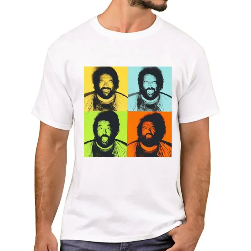 New arrival vintage men T-shirt Banana Joe Bud Spencer. Printed T shirts short sleeve tshirts Harajuku tee