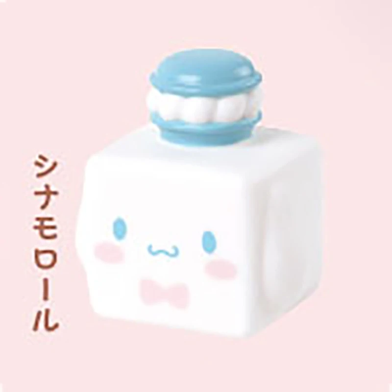 Dessert Cube Mini Night Light PomPomPurin Little Twin Star Hangyodon Kuromi Action Figure Doll Toys Gifts for Kids Gashapon Toys