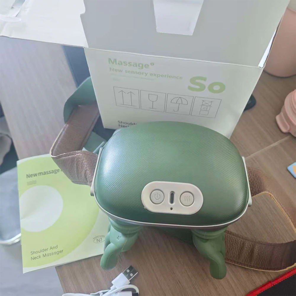 

One-to-One Neck Massager for Muscle Relaxation And Pain Relief Portable Electric Deep Tissue Kneading Massager for Home Use 2026