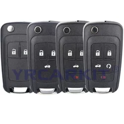 Etui na kluczyk samochodowy do Buick Chevrolet Cruze Epica Lova Camaro Impala Aveo Malibu Sail Orlando Trax Spark Zdalny kluczyk 2345Button