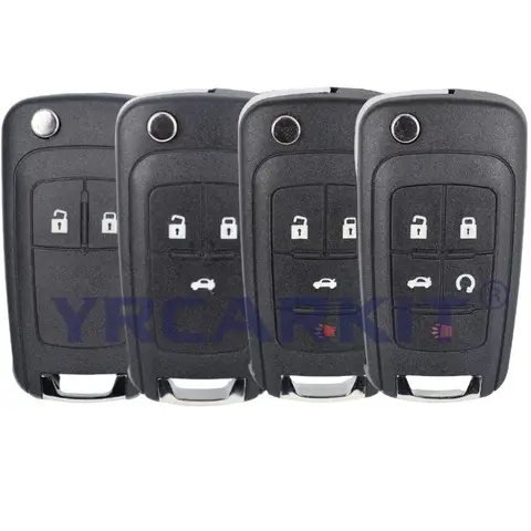 Buick Chevrolet Cruze Epica Lova Camaro Impala Aveo Malibu Sail Orlando Trax Spark 원격 키 쉘 2345 버튼 용 자동차 키 케이스