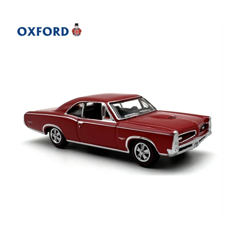 

OXFORD Diecast 1:87 Scale Alloy Retro 1966 Pontiac Muscle Car Model Finished Product Simulation Toy Collection Gift Static Model