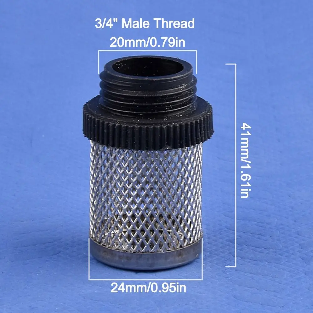 1Pc Water Clean Hose Filter Joint Percolator Water Pump Fitting Water Pump Filter 1/2''~2'' 304 Stainless Steel